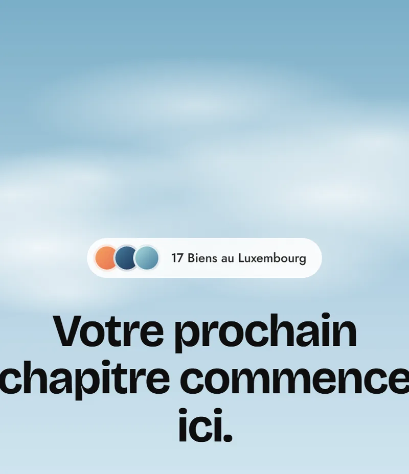 Website der Groupe Immobilier Whitestone aus Luxemburg